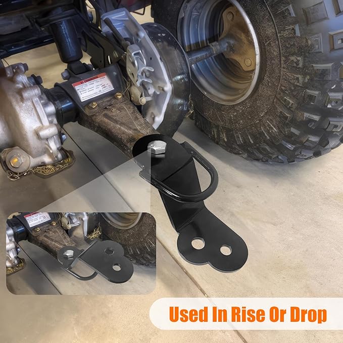 Chelhead UTV ATV Trailer Hitch, 3 Way Hitch Adapter 3500lbs for ATV UTV, 3" Drop/Rise, Fixed Reciever (3 Way Hitch Adapter)