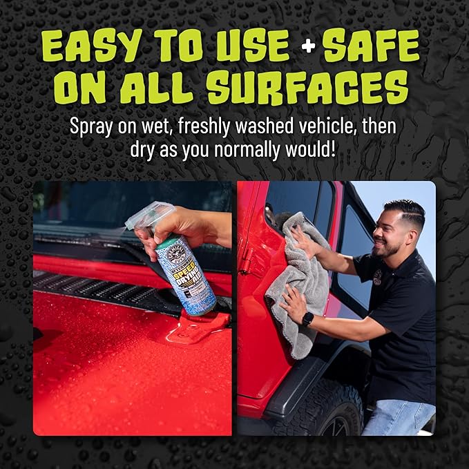 Chemical Guys After Wash Sprayable Gloss Boosting Car Wash Drying Aid - 16 oz Car Detailing Spray Helps Reduce Water Spots, Adds Shine, and Speeds Drying for Trucks, and Motorcycles