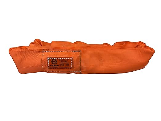 Power Lift PL8x15' Orange Polyester Round Sling (25,000 lb. Vertical Capacity)| Various Sizes in Listing | Kennedy Wire Rope & Sling Co. | Proudly Manufactured in The USA