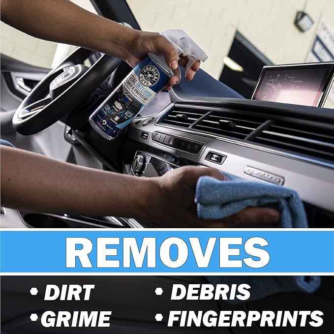 Chemical Guys SPI2201602 Total Interior Cleaner and Protectant, Safe for Cars, Trucks, SUVs, Jeeps, Motorcycles, RVs & More, 16 fl oz, (2 Pack)
