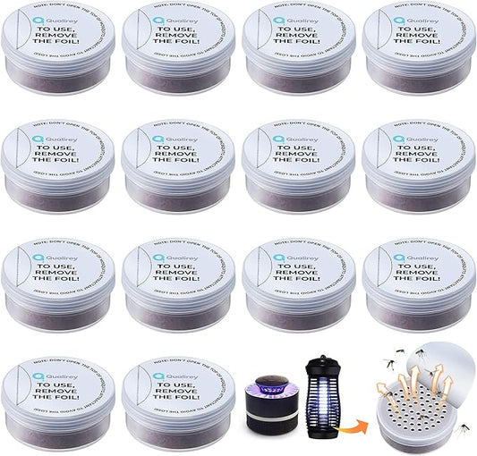 Qualirey 14 Pcs Mosquito Attractant for Bug Zapper, Each Last 60 Day Pest Lure Mosquito Trap Fly Biting Insect Bait Refill High Catch Rate Compatible with DynaTrap and All Insect Trap Indoor Outdoor