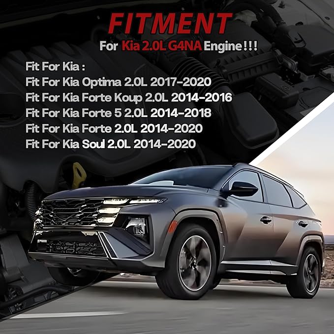 G4NA 2.0 Engine Rebuild Kit With Crankshaft & Piston & Con-Rod Timing Chain Kit Fit For Hyundai Elantra Tucson Sonata Kia Soul Forte Optima 2.0L 2014-2019 Replace #23110-2E501 623V6-2EH00