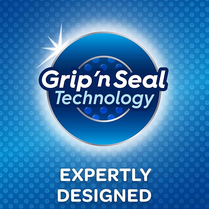 Ziploc Freezer Bags with New Grip 'n Seal Technology, Quart, 38 Count, Pack of 3 (114 Total Bags)