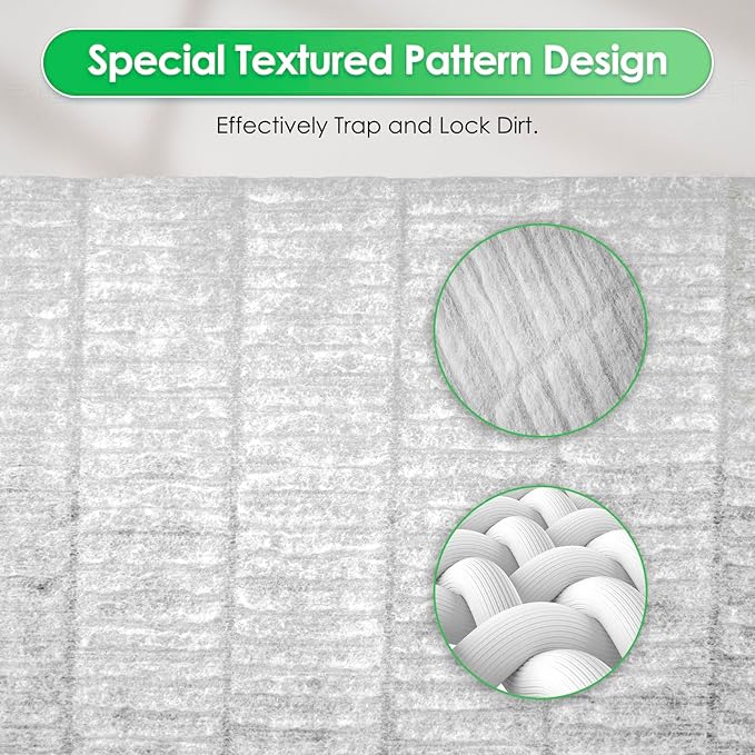 (200 Count) Disposable Dry Sweeping Cloths Pads Compatible with Swiffer Sweeper, Sweeper Dry Mop Refills, Dry Mop Pads for Floor Mopping and Cleaning, Electrostatic Cloths, 12.2 x 8.66 inch
