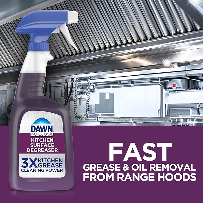 P&G Professional DAWN Kitchen Surface Degreaser - 32 Oz (Case of 6) - For Removing Tough Grease Found in Commercial Kitchens & Food Service (Packaging May Vary)