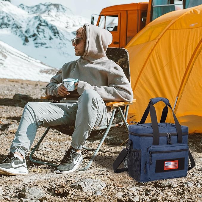 Lunch Box for Men, Tactical Lunch Bag MOLLE Webbing Leakproof Insulated Lunchs Cooler Women Adult Meal with Adjustable Shoulder Strap Lunch Pail