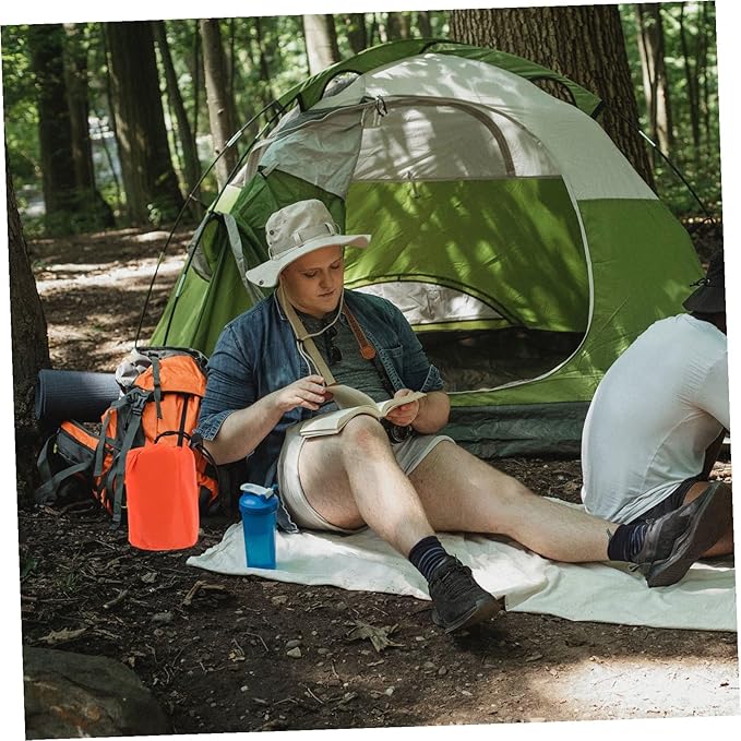 Mipcase 3 Set Thermal Emergency Sleeping Bags Lightweight Rainproof Survival Bivy Sacks with Storage Bags for Camping Hiking Outdoor Activities