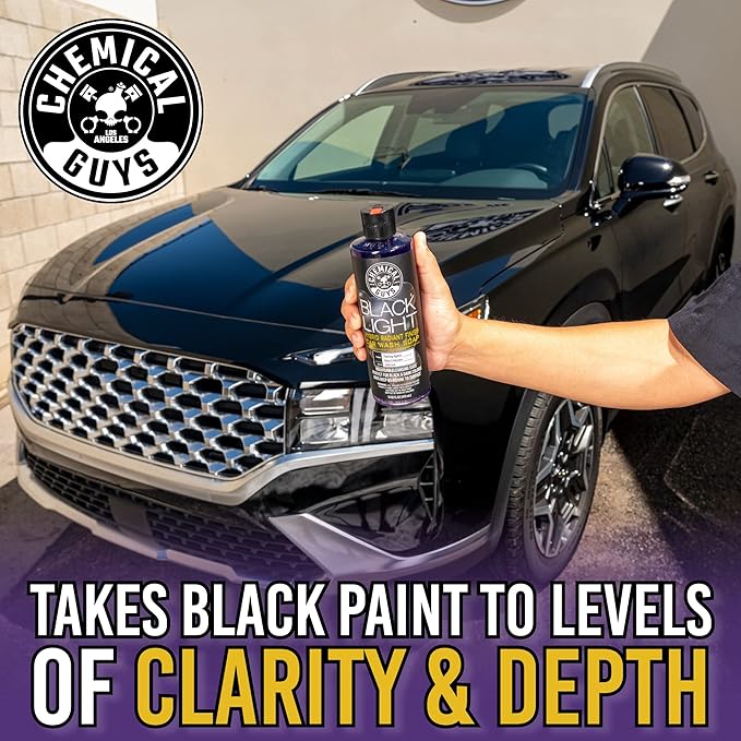 Chemical Guys CWS619 Black Light Foaming Car Wash Soap (Works with Foam Cannons, Foam Guns or Bucket Washes) Safe for Cars, Trucks, Motorcycles, RVs & More, 128 fl oz (1 Gallon), Black Cherry Scent