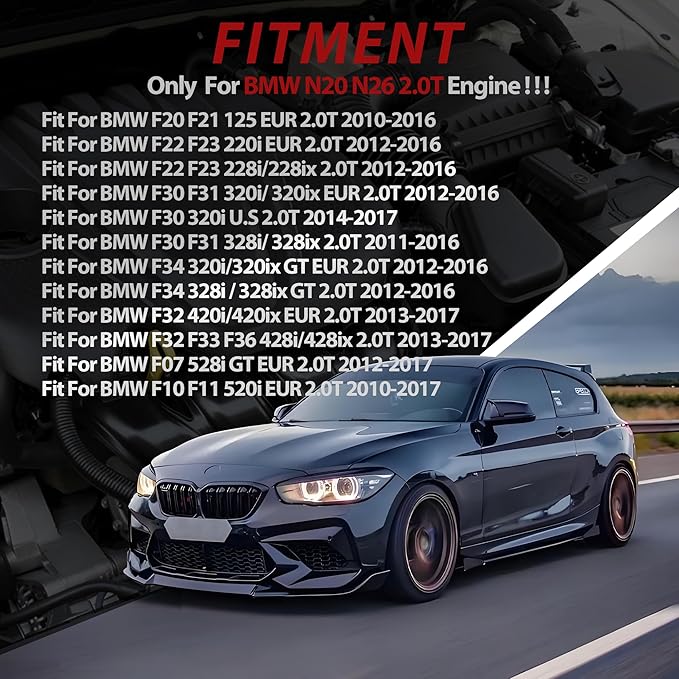2.0 Engine Rebuild Overhaul Kit With Crankshaft & Timing Chain Kit Piston & Con-Rods & Bearing Set Fit For BMW N20 N26 125i 320i 328i 428i 528i X1 X3 Z4 F30 F10 F25 E89 2.0T 2009-2018