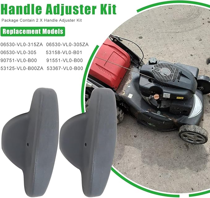 06530-VL0-315ZA Handle Grip Adjuster Kit Fit for Honda Self Propelled 21" 22" Mower, 2Pack Replacement Kit Fits HRR216K6, HRX217K2 HRX2175VKA, HRR2168VKA, HRR216 HRX217 (2025 New)