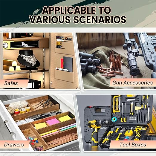 8Pcs 40g Rechargeable Gun Safe Dehumidifier, Blue to Pink Color Indicating Silica Gel Desiccant Canister - Camouflage, Desiccant Moisture Absorbs for Storage