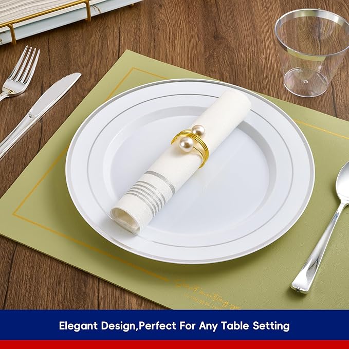 100 Pack Paper Napkins Guest Towels Disposable Premium Quality 3-ply Dinner Napkins Soft, Absorbent Paper Hand Towels for Party, Kitchen, Dinners or Events