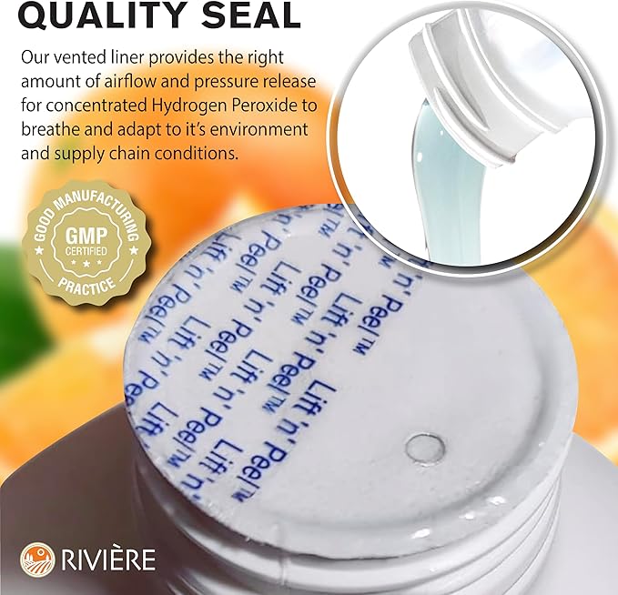Rivière 12% Scented Hydrogen Peroxide, Gallon, Orange