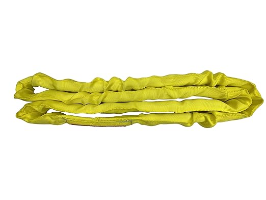 Power Lift PL3x50' Yellow Polyester Round Sling (8,400 lb. Vertical Capacity)| Various Sizes in Listing | Kennedy Wire Rope & Sling Co. | Proudly Manufactured in The USA