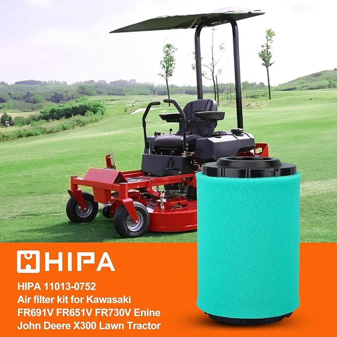 Hipa 2 Pack 32 083 13-S Air Filter for Kohler 7000 Series KT735 KT740 KT745 KT725 KT730 22HP-26HP Lawn Mower Engine Air & Pre Filter 32-083-13-S & 32-083-14-S