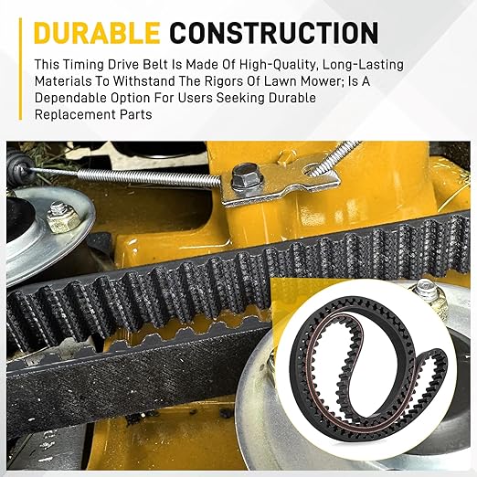 33-Inch Deck Timing Belt for 754-04136 954-04136, for Cub Cadet/Troy-Bilt Lawn Mower, Deck Drive Belt Replacement Accessories