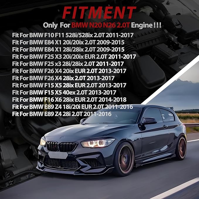 2.0 Engine Rebuild Overhaul Kit With Crankshaft & Timing Chain Kit Piston & Con-Rods & Bearing Set Fit For BMW N20 N26 125i 320i 328i 428i 528i X1 X3 Z4 F30 F10 F25 E89 2.0T 2009-2018