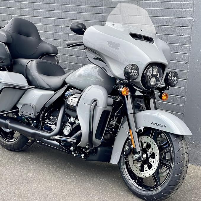 9" Windshield Windscreen for 2014-2024 Harley Davidson Touring Street Glide Electra Glide/Ultra Limited/Tri Glide FLHT FLHX FLHXS FLHTK, Clean