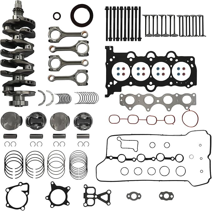 G4FJ 1.6 Overhaul Rebuild Kit With Bearings Pistons Cylinder Head Gasket Bolts Set Fit For Hyundai Tucson Kona Veloster Elantra GT Kia Forte Seltos Optima Soul 1.6L 2011-2022 231102B710 23110-2B710