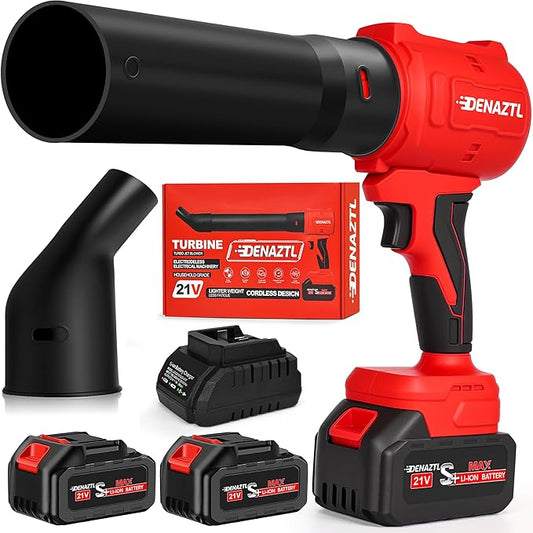 Electric Handheld Leaf Blower Cordless with 2X 4.0Ah Batteries and Charger, 650CFM 160MPH, 2 Extended Nozzles, Portable Mini Lightweight for Seniors, Yard,Patio,Gutter,Lawn Care, Garden Tool