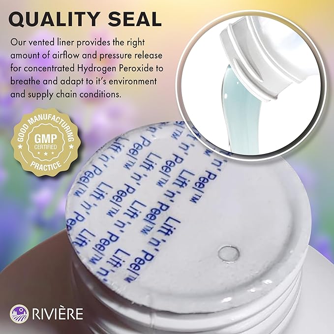 Rivière 12% Scented Hydrogen Peroxide, Gallon, Lavender