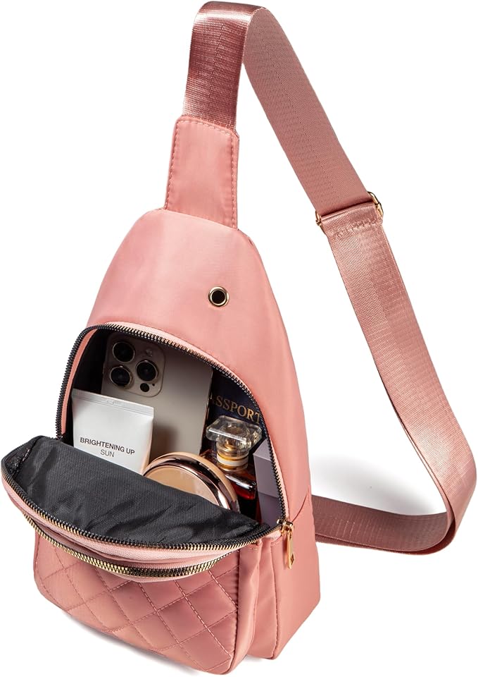 Small Sling Bag Crossbody Sling Backpack for Women, Chest Bag Daypack Cross Body Bag Fanny Pack for Outdoors Hiking Traveling