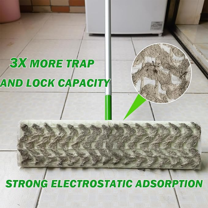 XL Heavy Duty Dry Sweeping Cloth for Swiffer Sweeper XL Mop, XL Disposable Dry Cloth Refills, Pet Hair Dust XL Dry Pad Refills, Extra Large Dry Floor Cloths for Floor Mopping and Cleaning, 30 Count