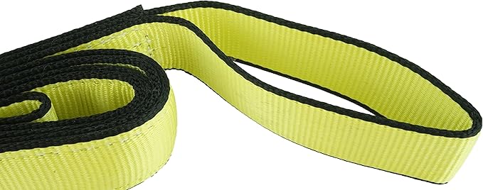 DD Sling (USA Made). 2" x 12', 2 Ply, Nylon Lifting Slings, Master Edge, Eye & Eye, Heavy Duty, 6400 lbs Vertical, 5100 Choker, 12800 Basket Load Capacity (2" x 12')