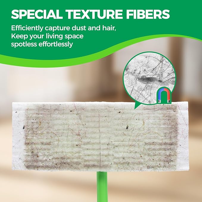 Dry Sweeping Cloths Mop Refills Disposable Sweeping Cloths Floor Dust Refills Mop Pad, Floor Cloth Refills for Swiffer Standard Sweeper , 7.87x11.81inch,150 Count