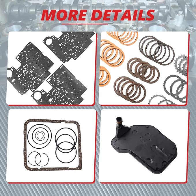 4L60E Master Rebuild Kit Transmission Overhaul 4L60E, 4L65E, 4L70E for Silverado 1500 for Canyon Sierra 1500 Auto Transmission Master Rebuild Kit