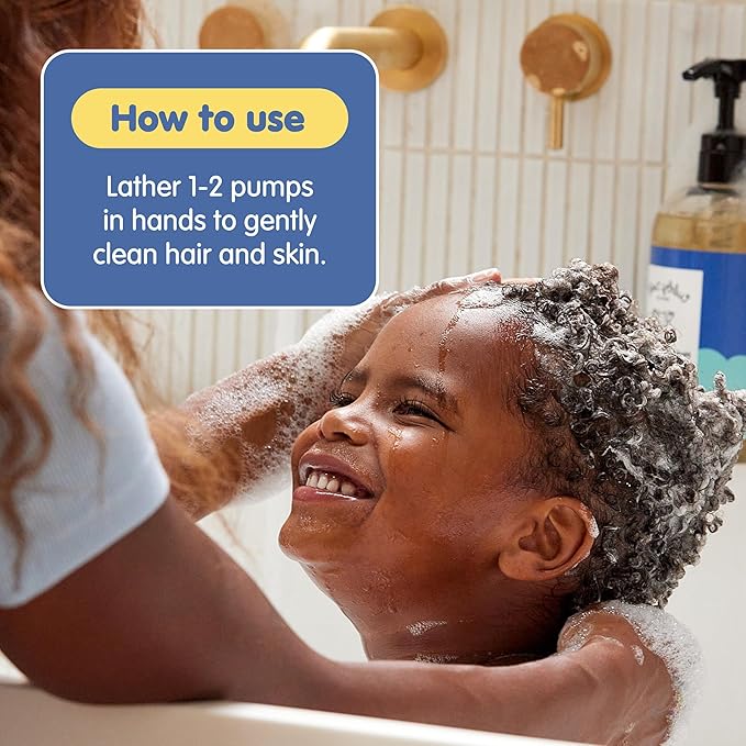 TUBBY TODD Hair + Body Wash - Baby Shampoo and Body Wash - Gentle, Natural Baby Was for Newborns, Babies, and Toddlers - Non-Toxic and Hypoallergenic - Lavender Rosemary, 25oz