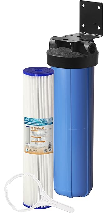 APEC Water Systems CB1-SED20-BB Whole House Sediment Water Filter 20" BB Home Filtration System