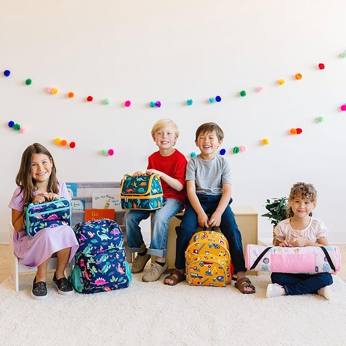 Wildkin Two Compartment Insulated Lunch Bag for Kids – School & Travel Ready - Holographic