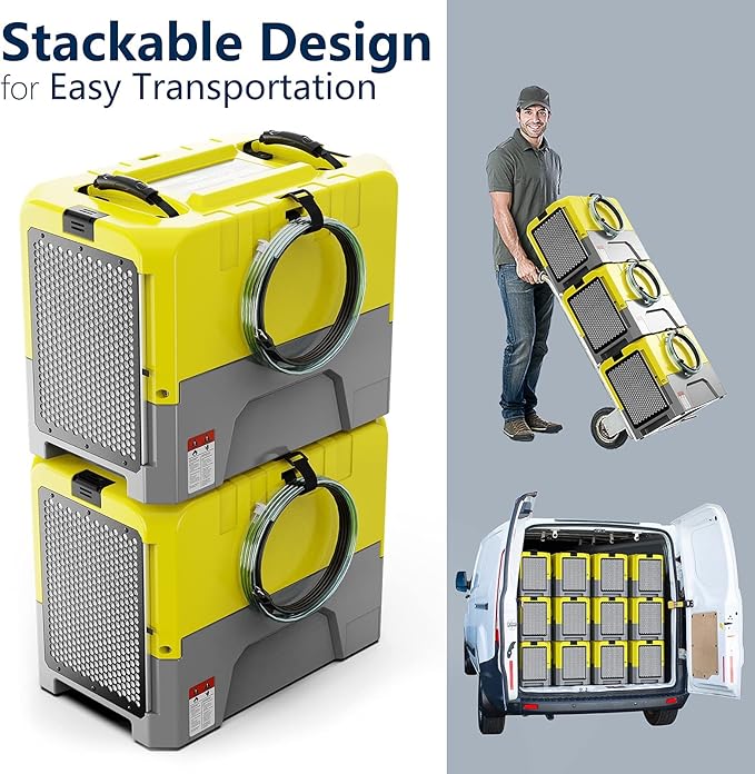 ALORAIR 180PPD LGR Commerical Dehumidifier with Pump, Wi-Fi APP Controls Industrial Dehu, Capacity up to 85 PPD at AHAM, 5 Years Limited Warranty, cETL Listed, for Large Space