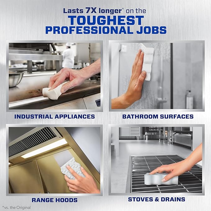 P&G Professional Mr. Clean Magic Eraser, Multi-Purpose Cleaner, 26 Count, Cleaning Sponge, Commercial Cleaning Supply, Commercial Grease Cleaner