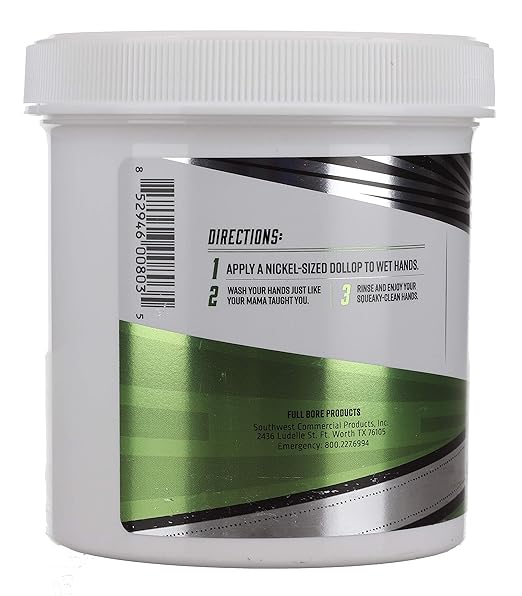 Extreme Green Power Hand Scrub, 16 oz Jar (Formerly Mean Green) - Removes Oil, Grease, Dirt, Filth without Harsh Chemicals