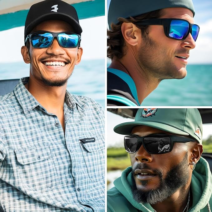 MAXJULI Z87 Sunglasses TR90 Ultralight UV400 Protection Glasses Z8233