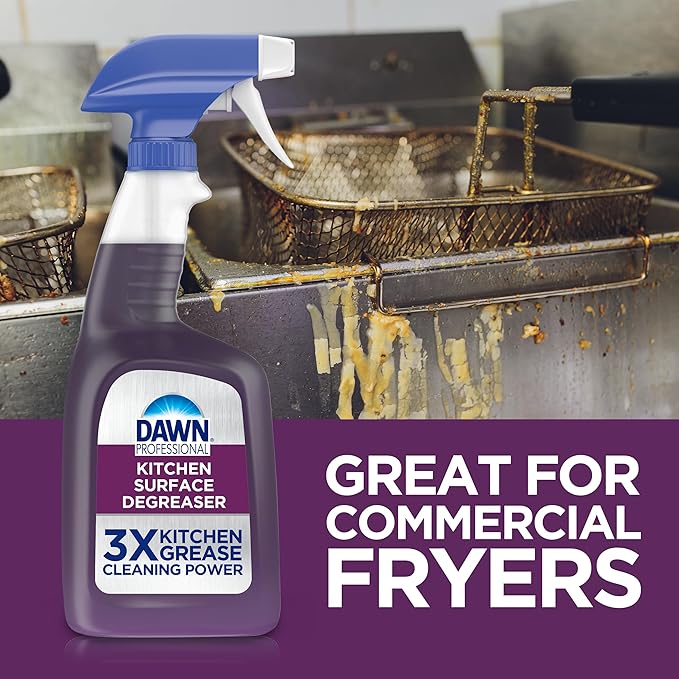 P&G Professional DAWN Kitchen Surface Degreaser - 32 Oz (Case of 6) - For Removing Tough Grease Found in Commercial Kitchens & Food Service (Packaging May Vary)