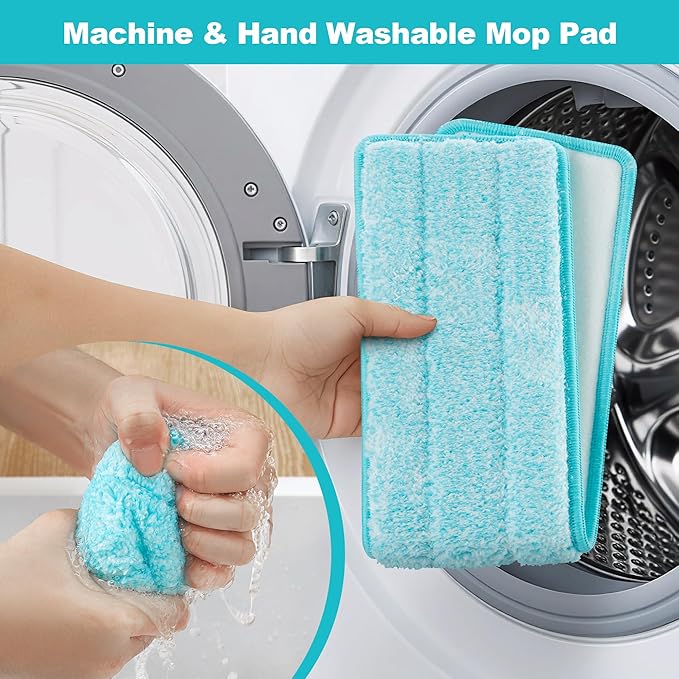 JOYMOOP 18 Inch Commercial Dust Mop for Hardwood Floors, Heavy Duty Industrial Wet Dry Mops with Telescopic Handle, Includes 3 Microfiber Mop Pads
