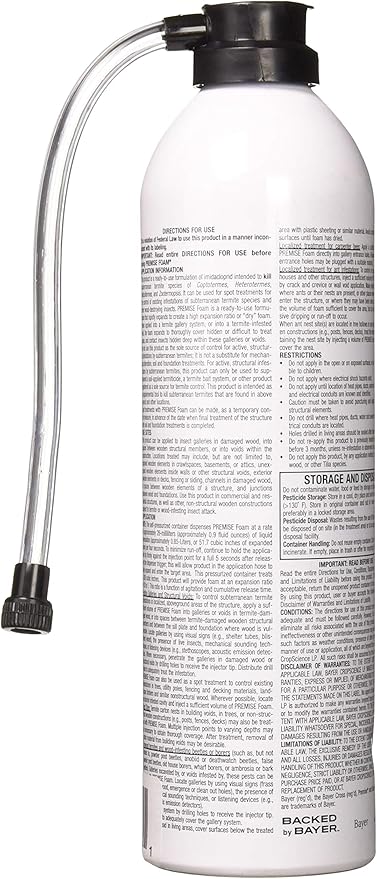 Bayer 03780574 Premise Foam Termiticide, White 18_ounce