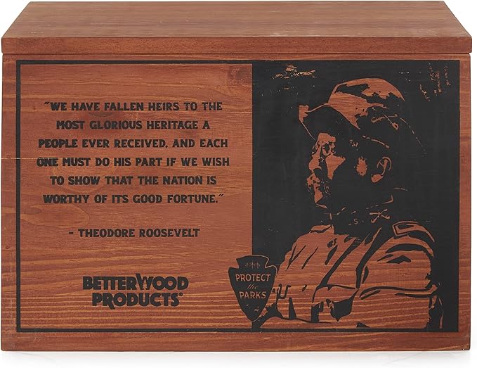 Better Wood Products 13 Pound Limited Edition Protect The Parks Series All Natural Fatwood Fire Starter Sticks for Fireplaces and Chimneys