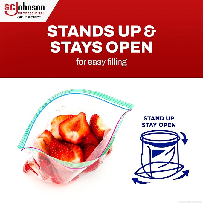 Ziploc® Freezer And Storage Bags, 1 Gallon, Box Of 250 Bags