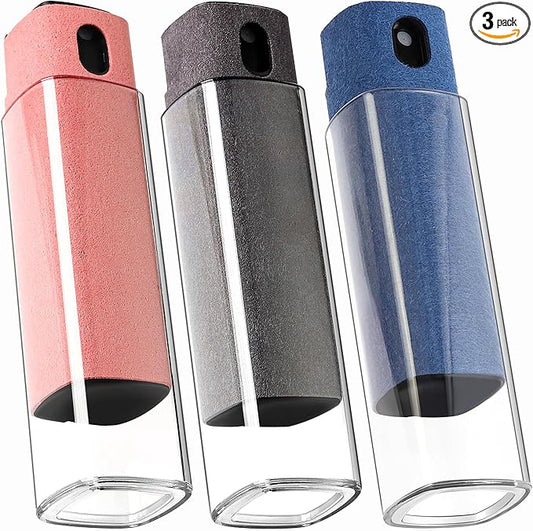 Screen Cleaner Kit 3 Pcs, Two in One Screen Cleaner Spray and Wipe, Touchscreen Mist Cleaner Spray Bottle for Phone/Laptop/Tablet/TV/Monitor/Car Screens