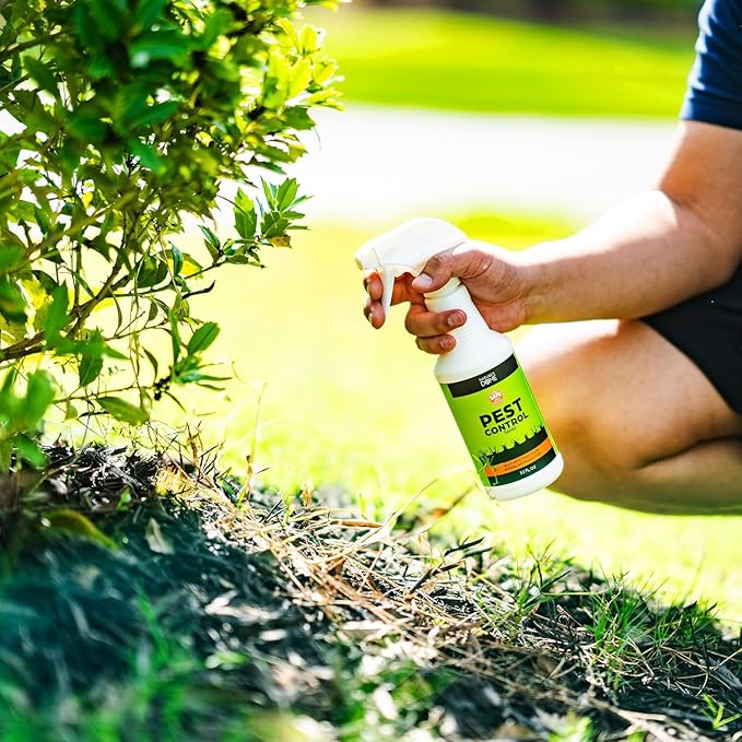 Nature's Dome Eco-Friendly Pest Control Spray – Ant, Roach, Spider, Fly, Flea and Insect Control with Natural Essential Oils – Fast-Acting, Child & Pet Safe for Indoor & Outdoor Use (32 OZ)