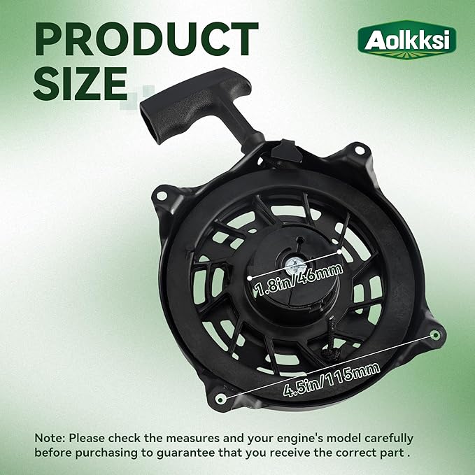 497680 Recoil Starter Assembly Compatible 497830 498144 Rewind Starter, B&S 6.75 Motor Troy-Bilt TB210 TB230 Toro 20010 20011 20021 20023 20023 20025 20027 20030 20494 Lawn Mower