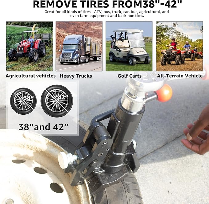 BESTOOL Manual Tire Bead Breaker - Manual Tire Changer Tool for ATV Tire Operation