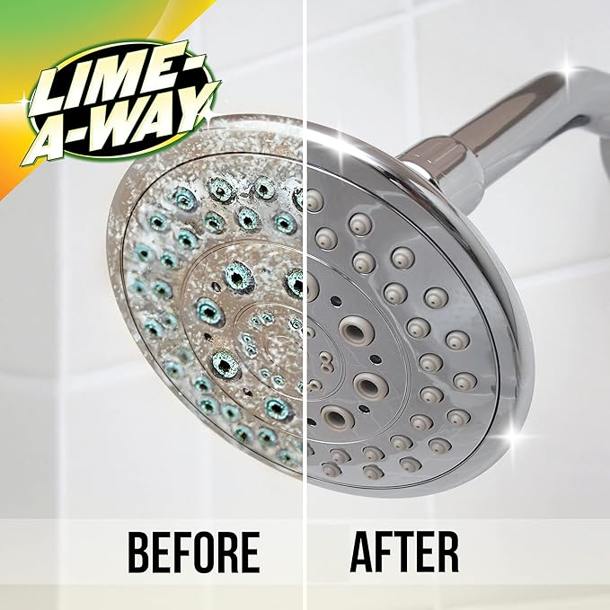Lime-A-Way Bathroom Cleaner, 32 fl oz Bottle, Removes Lime Calcium Rust