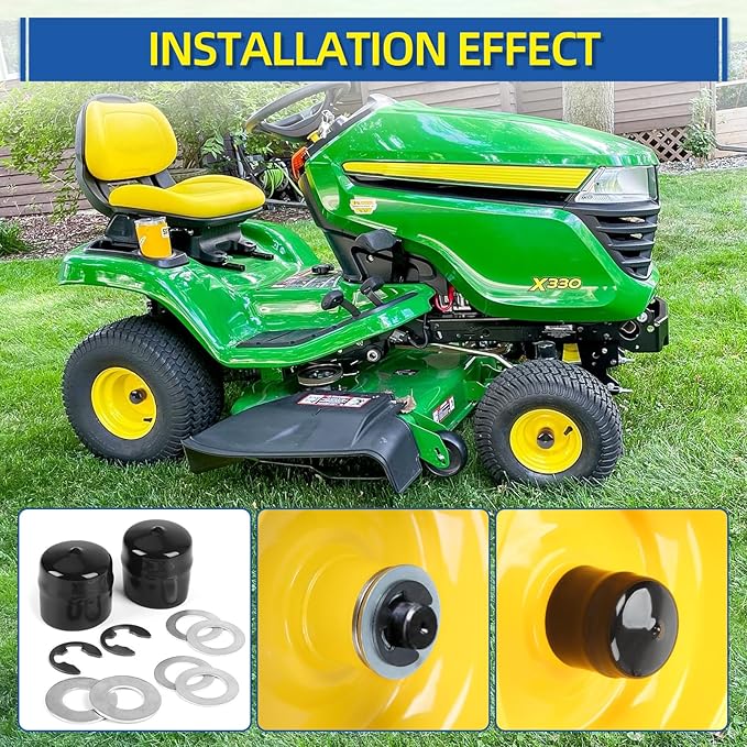Lawnmower Wheel Hardware Kit, Compatible with Husqvarna Craftsman AYP Poulan Huskee Jonsered 532188967 532121749 812000029 121748X 121749X 583512801 532436874 12000029