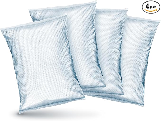 HUMYDRY® Bundle containing 4 refills 15.9oz Moisture Absorber Refill Pouches, unscented, medium room dehumidifier refills for spaces up to 200 sq.ft.