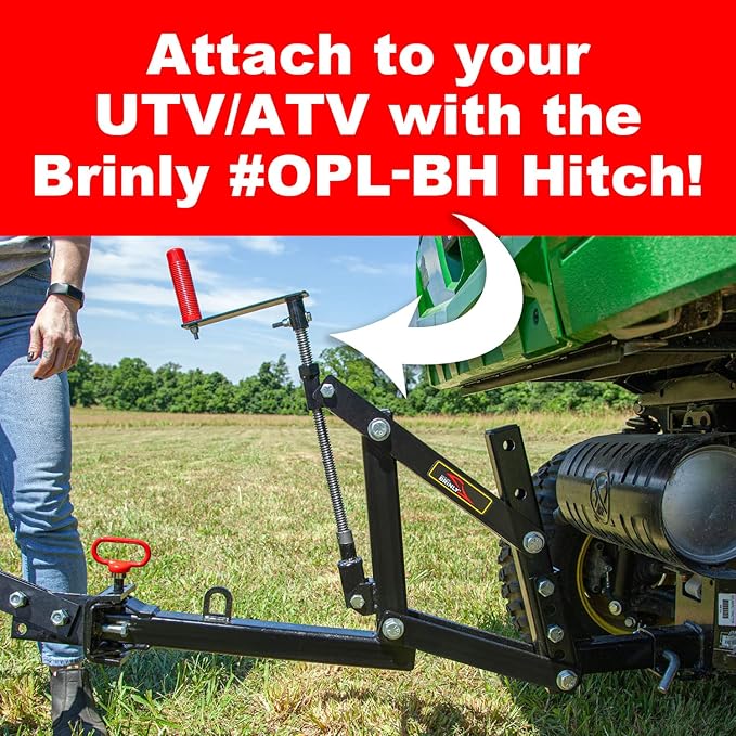Brinly BS-42BH-A 42" Sleeve Hitch Tow Behind Box Scraper